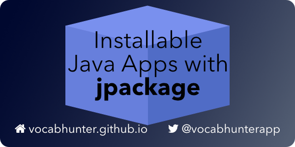 Java Apps ที่สามารถติดตั้งได้ด้วย jpackage