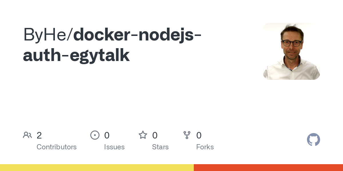 docker nodejs auth egytalk