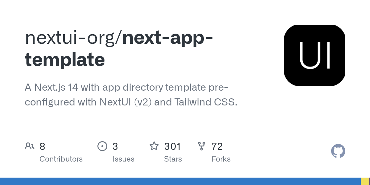 next app template