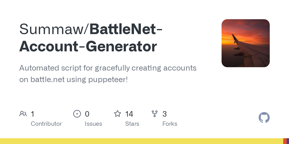 BattleNet Account Generator