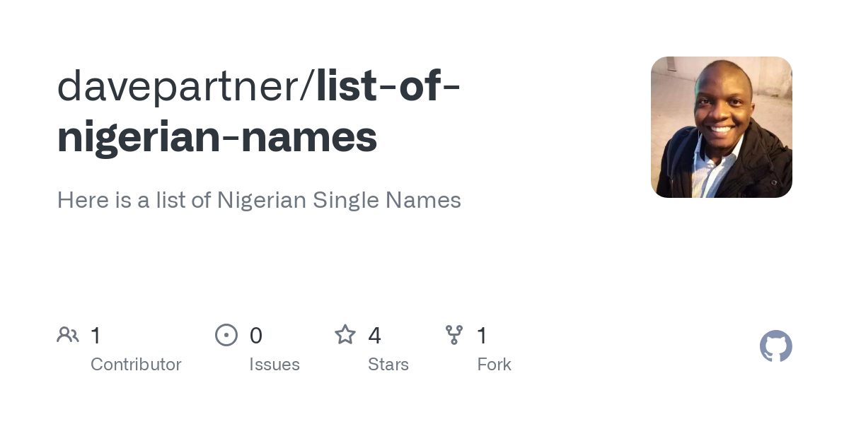 list of nigerian names