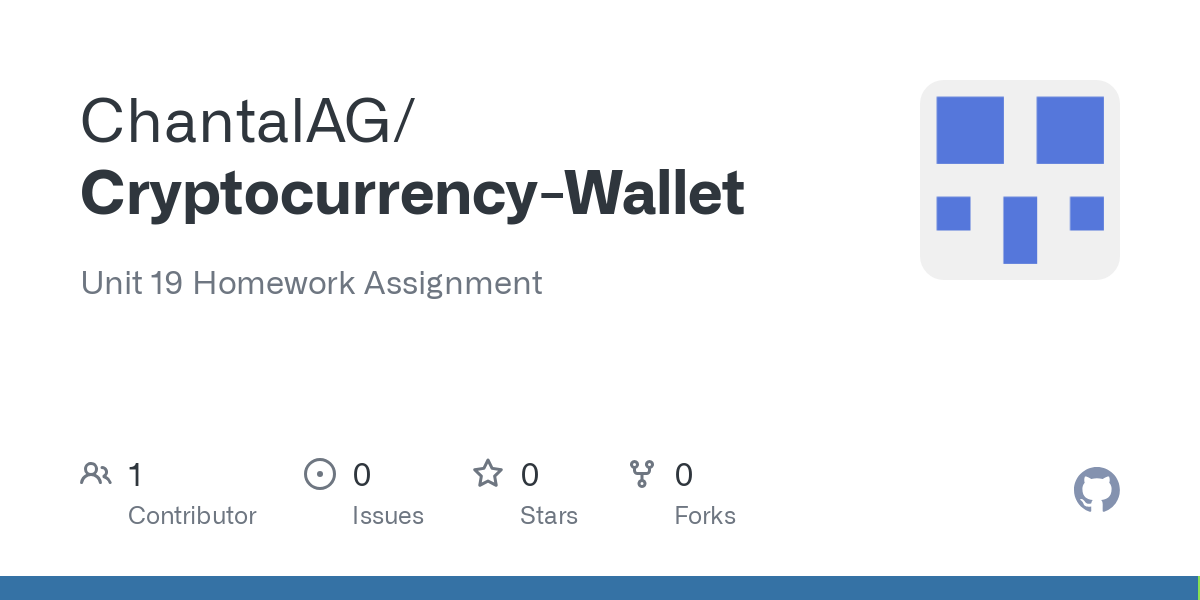 Cryptocurrency Wallet