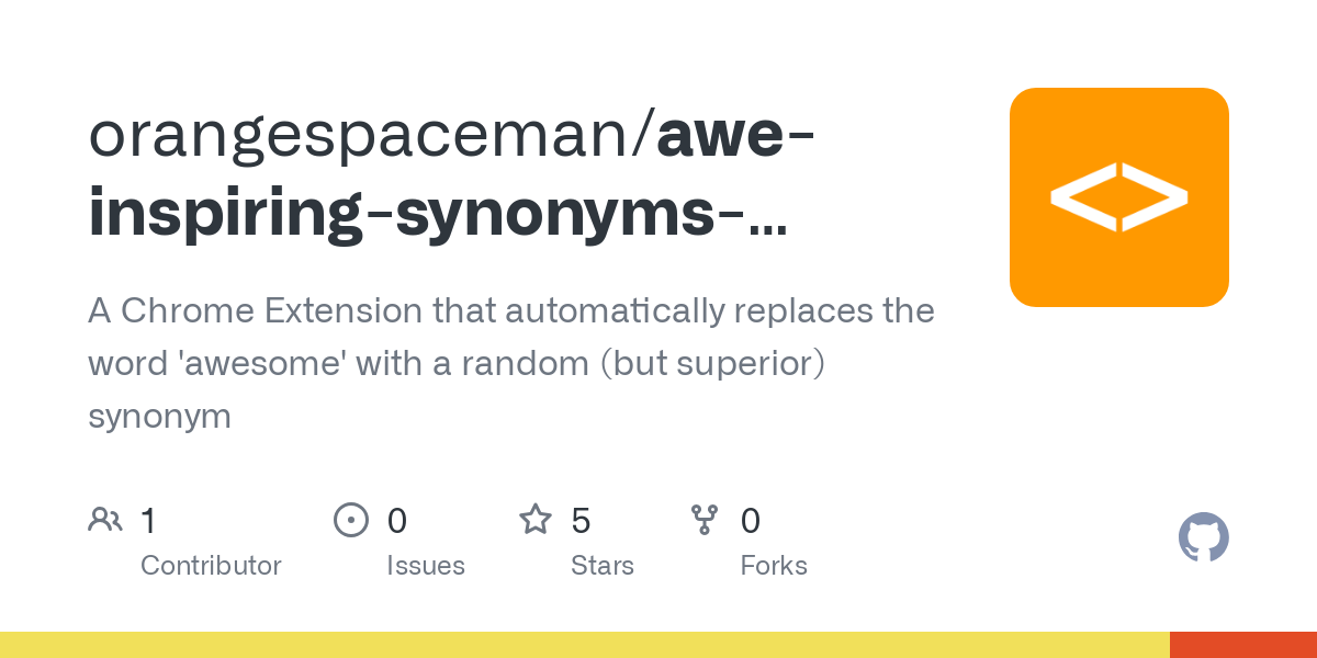 awe inspiring synonyms extension