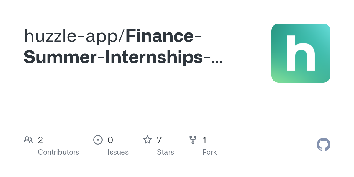 Finance Summer Internships 2024