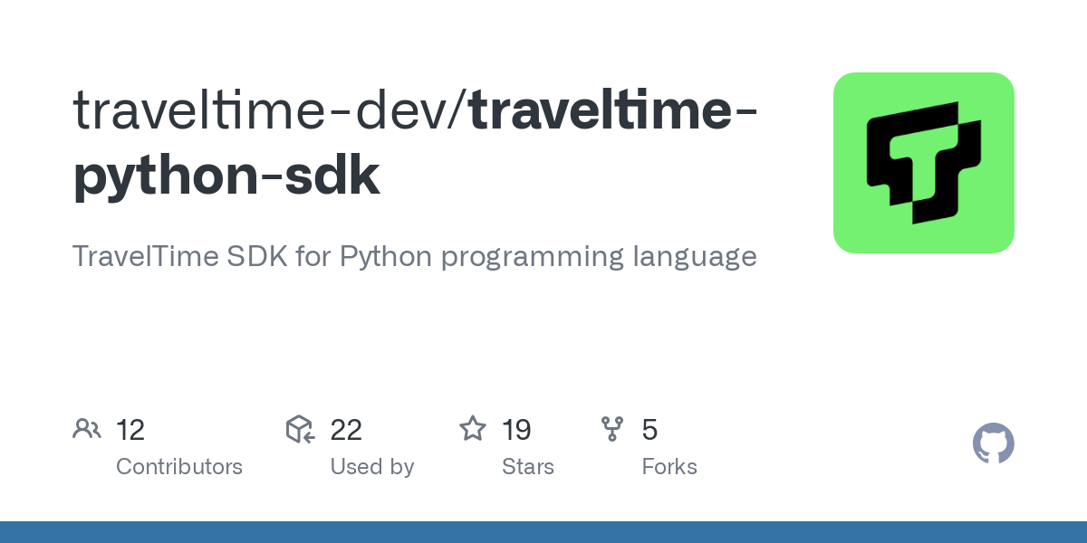 traveltime python sdk