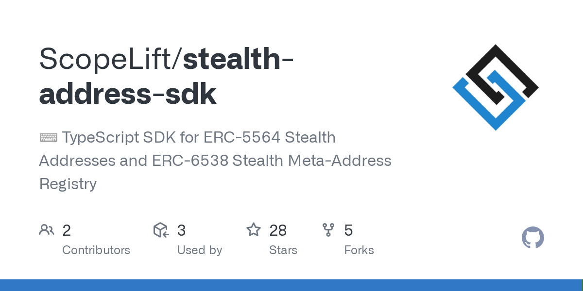 stealth address sdk