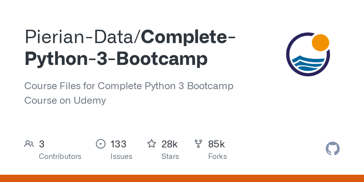 Complete Python 3 Bootcamp