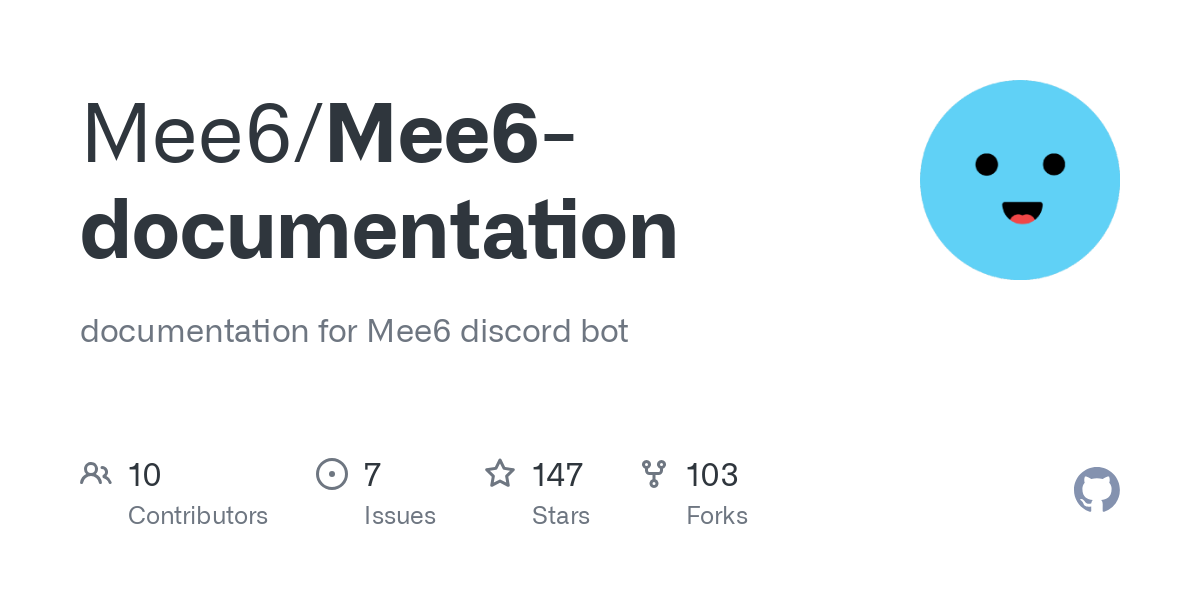 Mee6 documentation