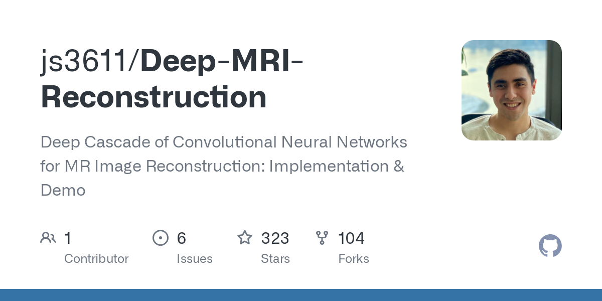 Deep MRI Reconstruction