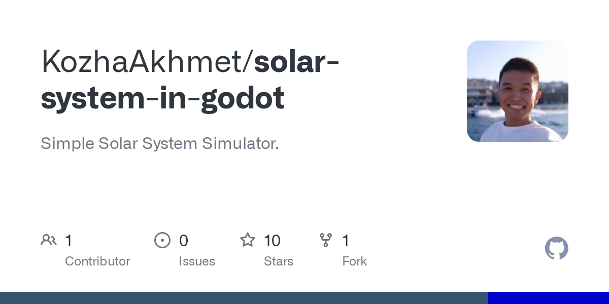 solar system in godot