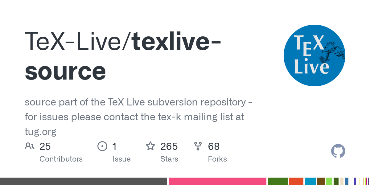 texlive source