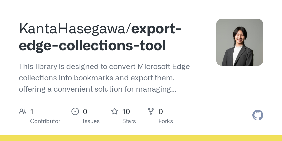 export edge collections tool