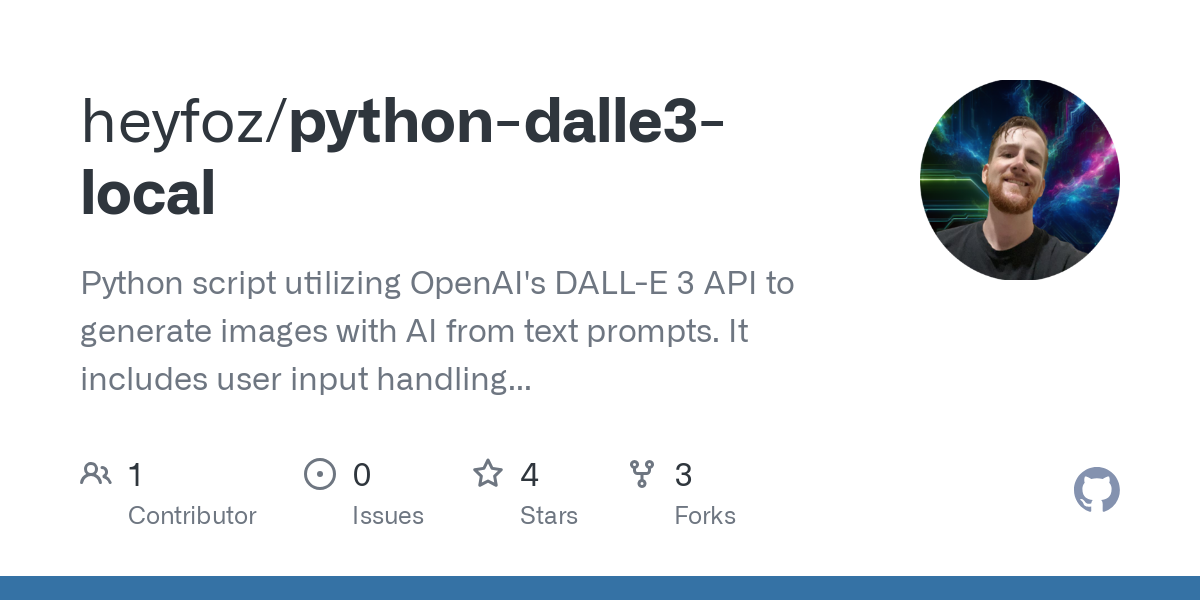 python dalle3 local