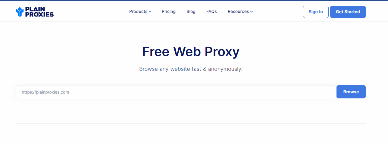 How to Use Plain Proxy Free Web Proxy