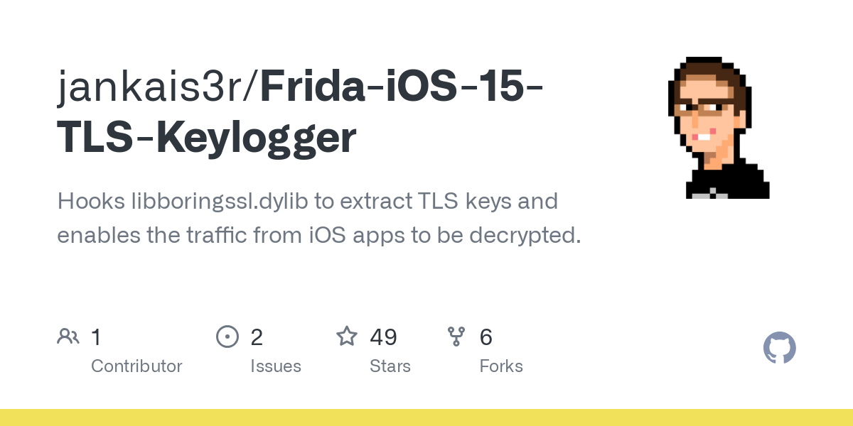 Frida iOS 15 TLS Keylogger