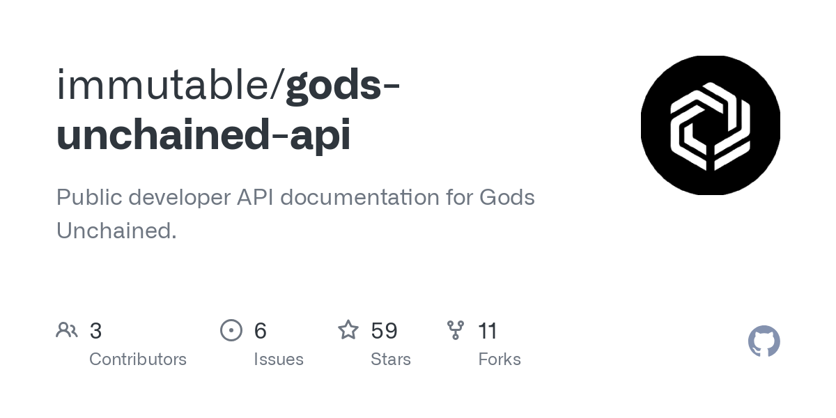 gods unchained api