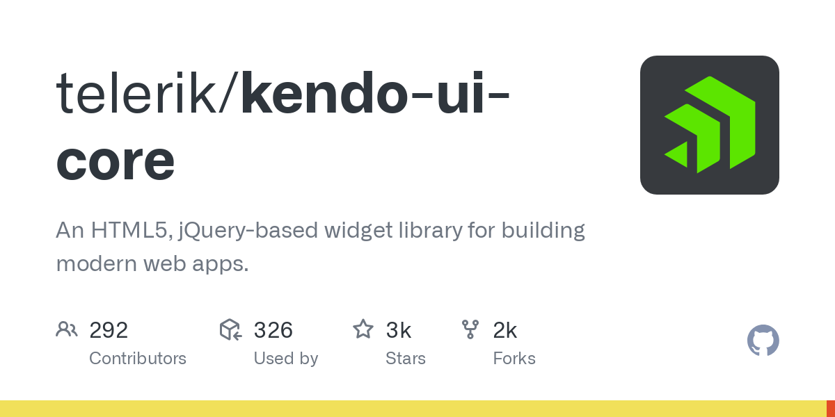 kendo ui core