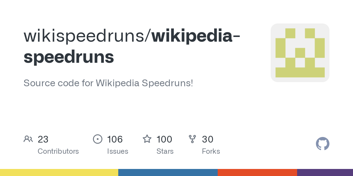 wikipedia speedruns