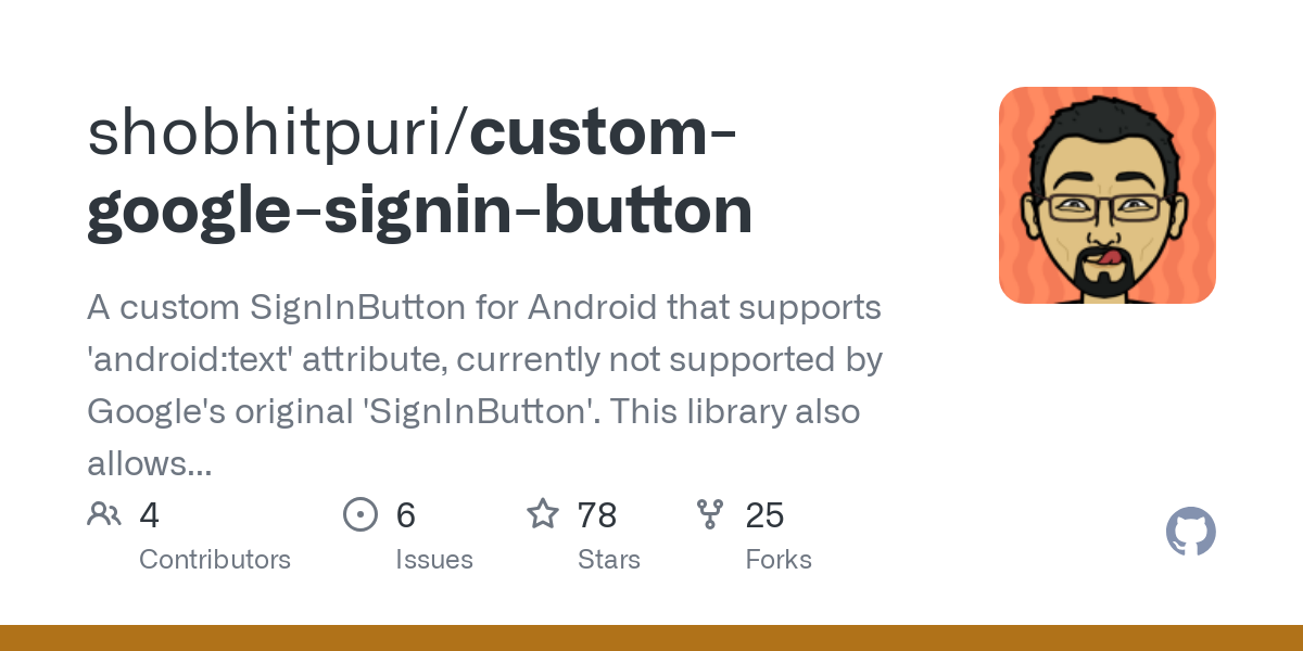 custom google signin button