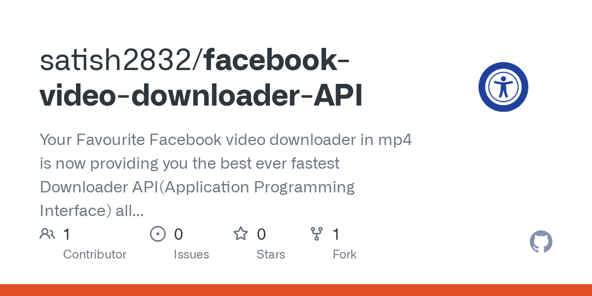 facebook video downloader API