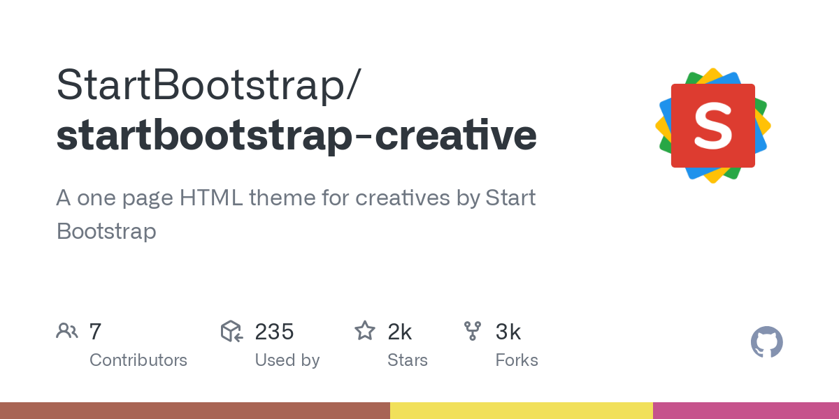 startbootstrap creative