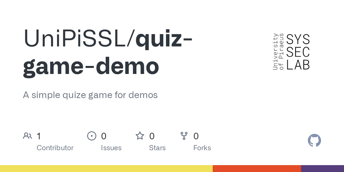 quiz game demo