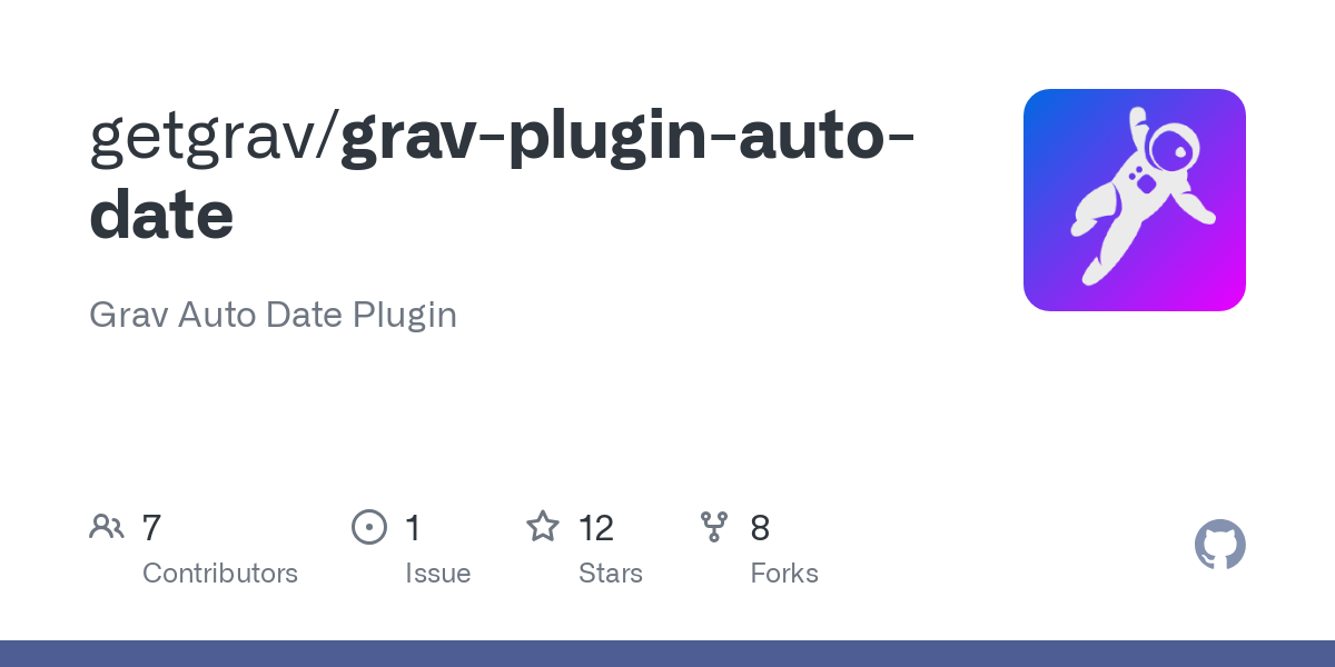 grav plugin auto date