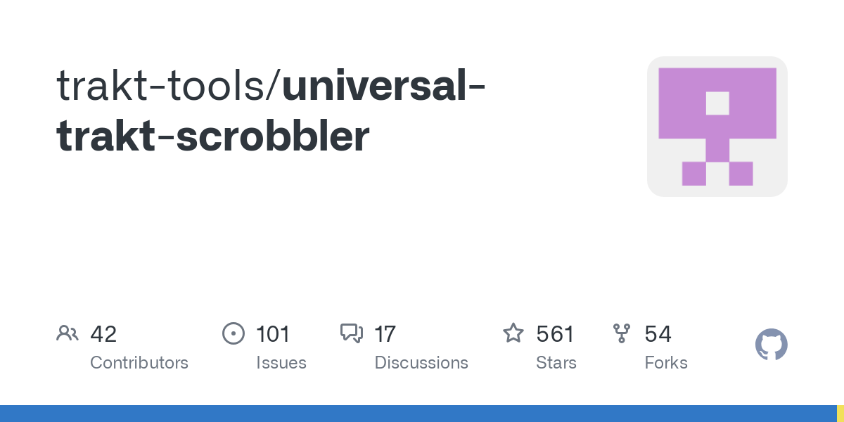 universal trakt scrobbler