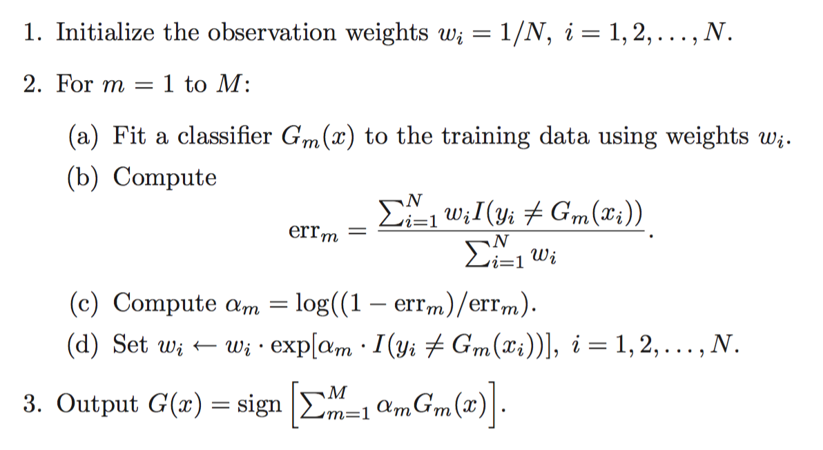 adaboost implementation