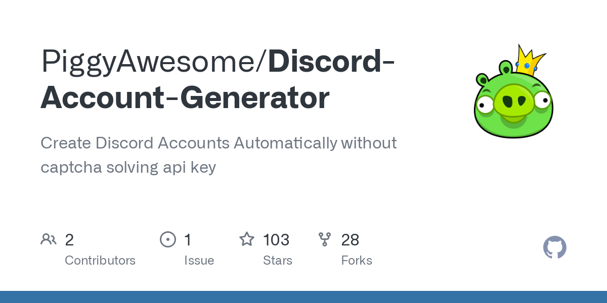 Discord Account Generator