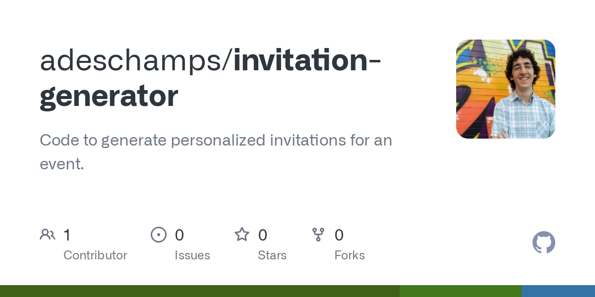 invitation generator