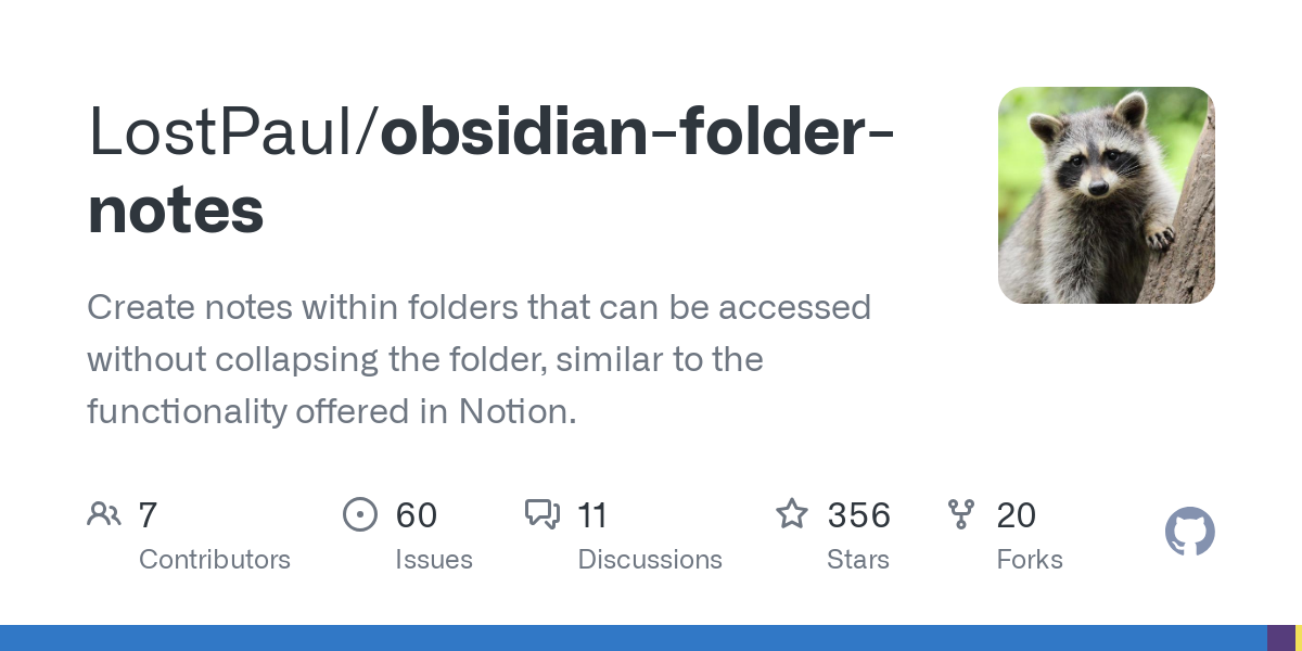 obsidian folder notes