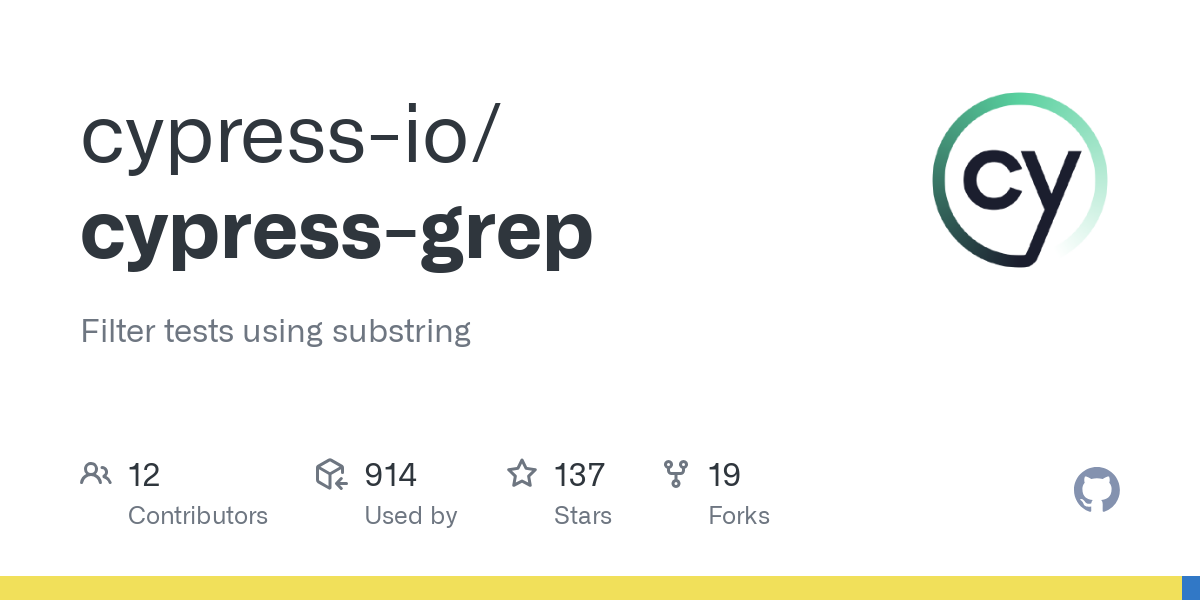 cypress grep