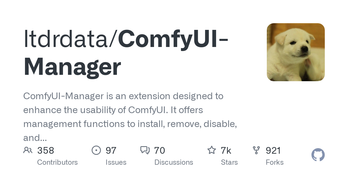 ComfyUI Manager