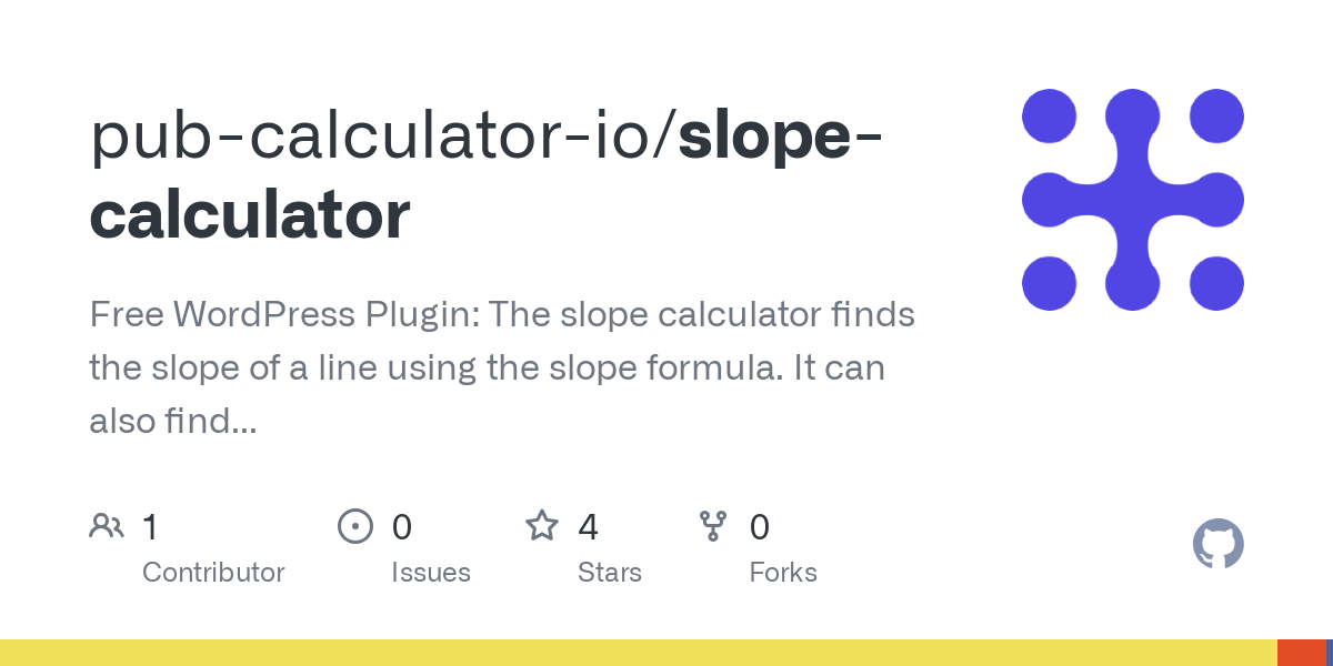 slope calculator