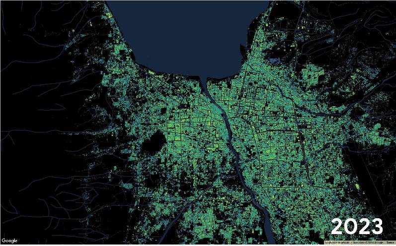 Google öffnet architektonischen 2,5D-Zeitdatensatz: KI schlägt ein neues Kapitel in der globalen Urbanisierungsentwicklung vor