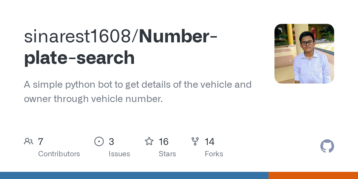 Number plate search