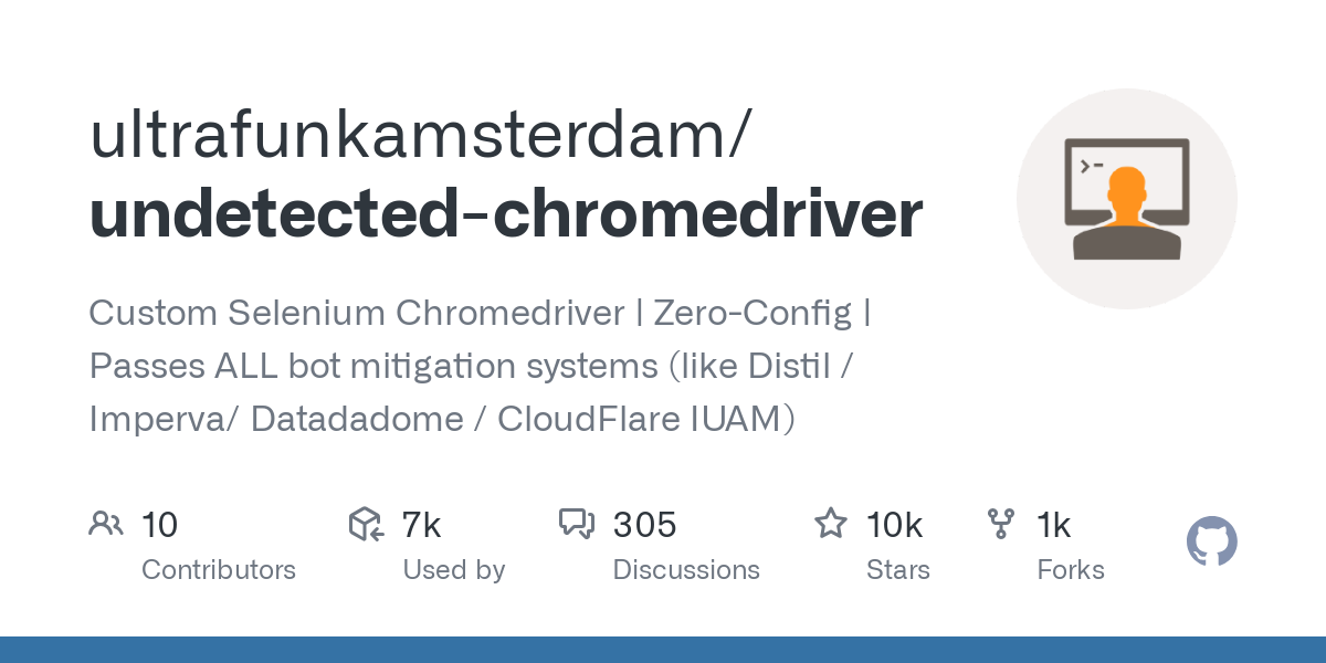 undetected chromedriver