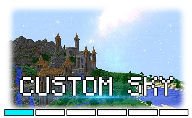 Paket tekstur langit berbintang khusus Minecraft[1.8.1]