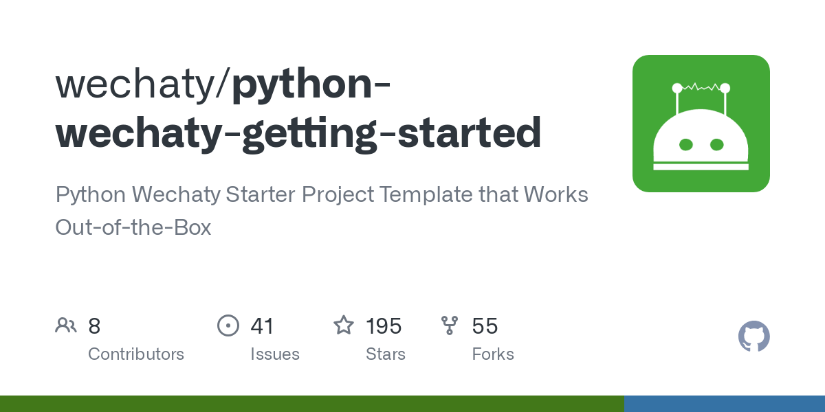 python wechaty getting started