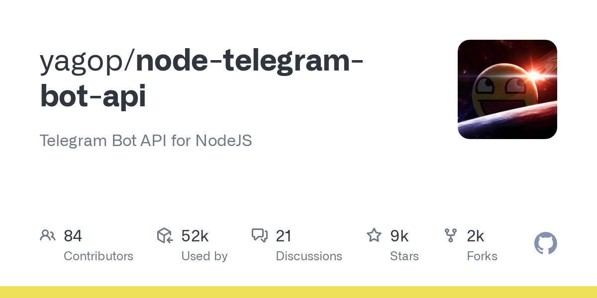 node telegram bot api