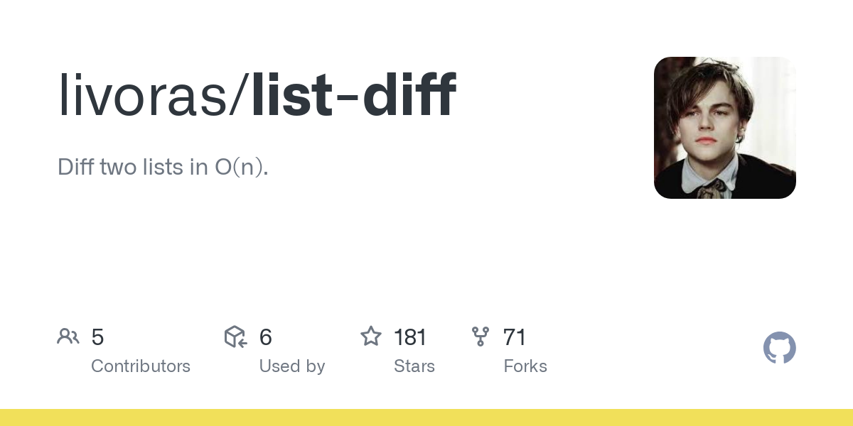 list diff