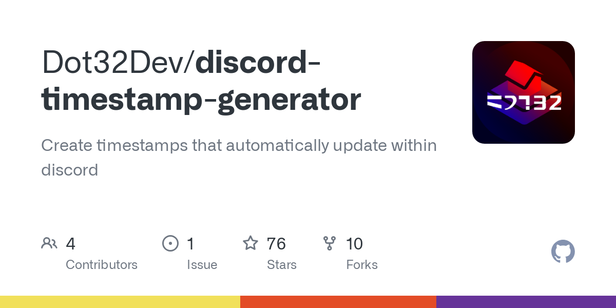 discord timestamp generator