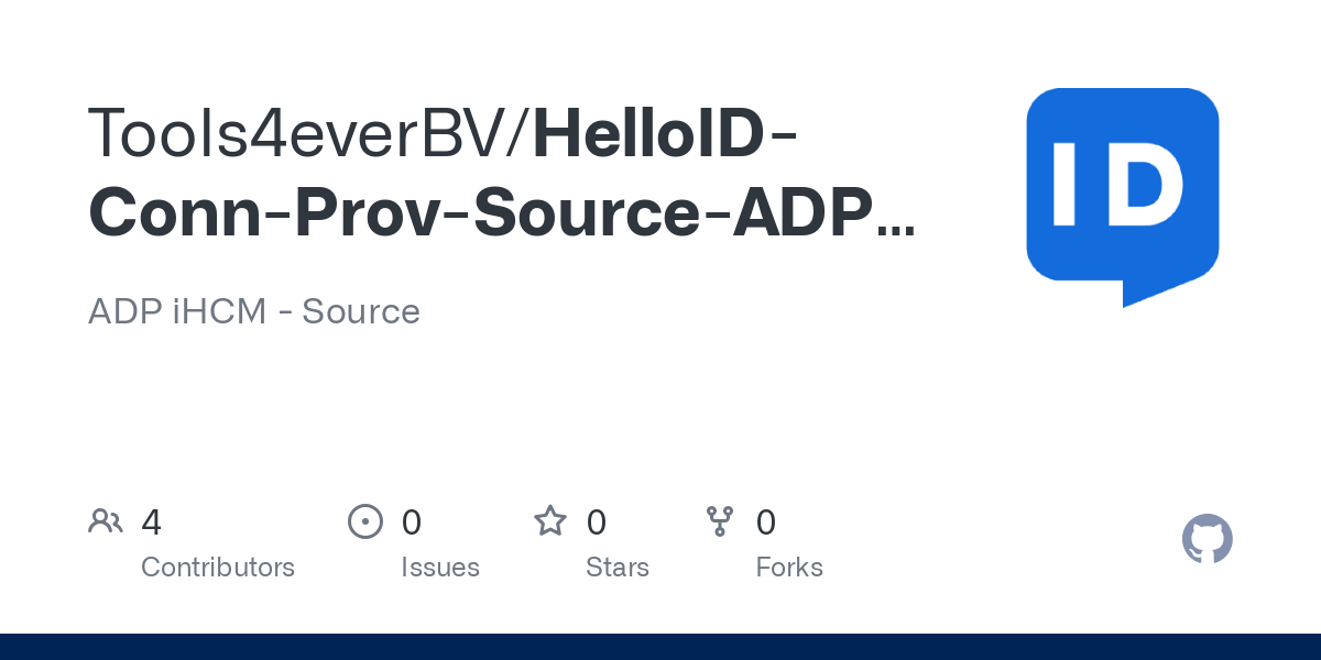 HelloID Conn Prov Source ADP iHCM