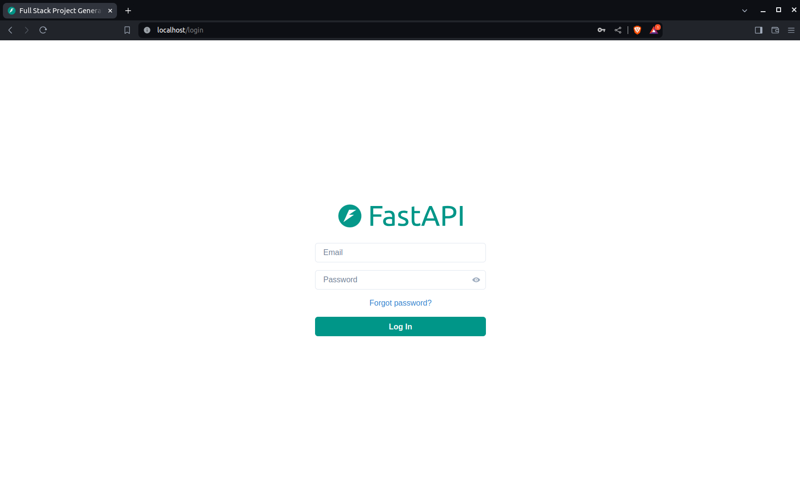 full stack fastapi template