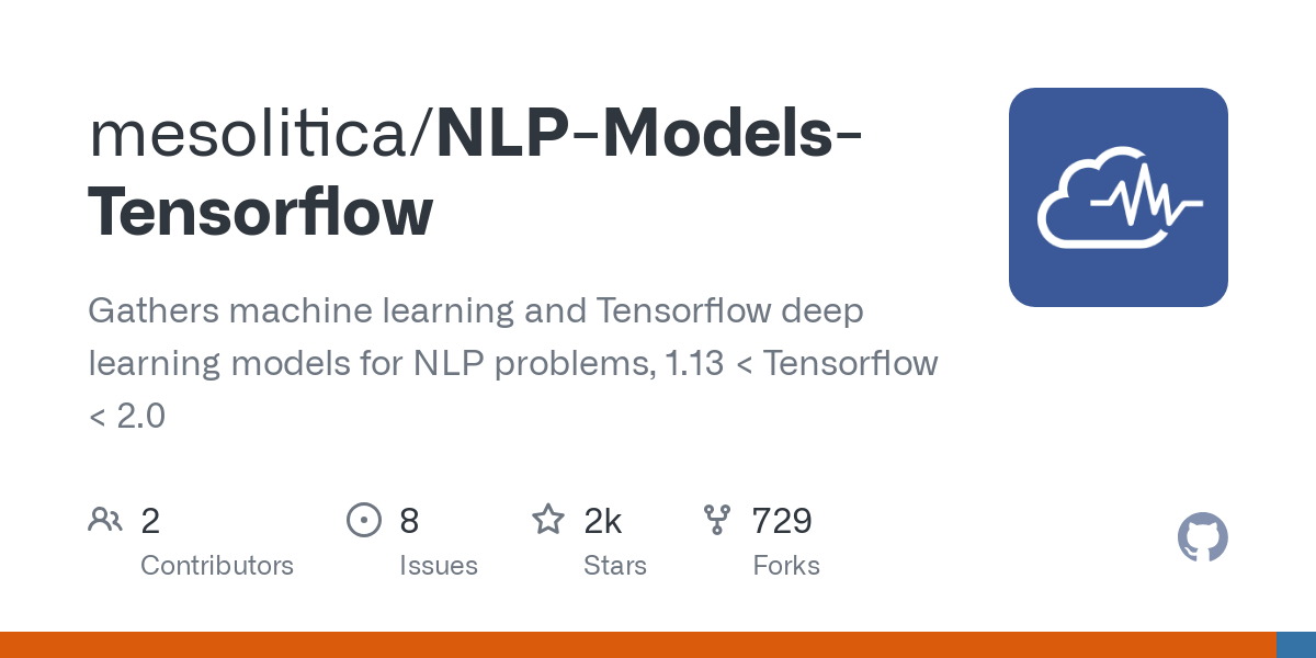 NLP Models Tensorflow