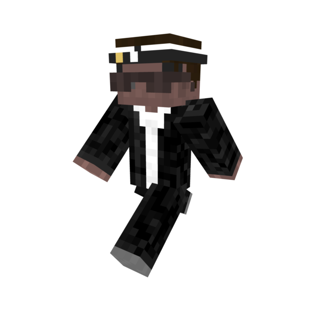 Minecraft Black Coffin Bearer Skin-Équipe professionnelle