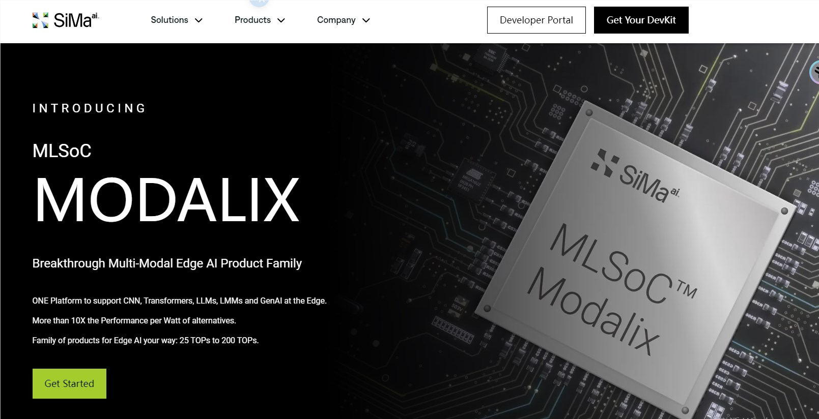 ​SiMa.ai bringt Modalix 6-Nanometer-Chip auf den Markt: Unterstützt multimodale KI-Verarbeitung