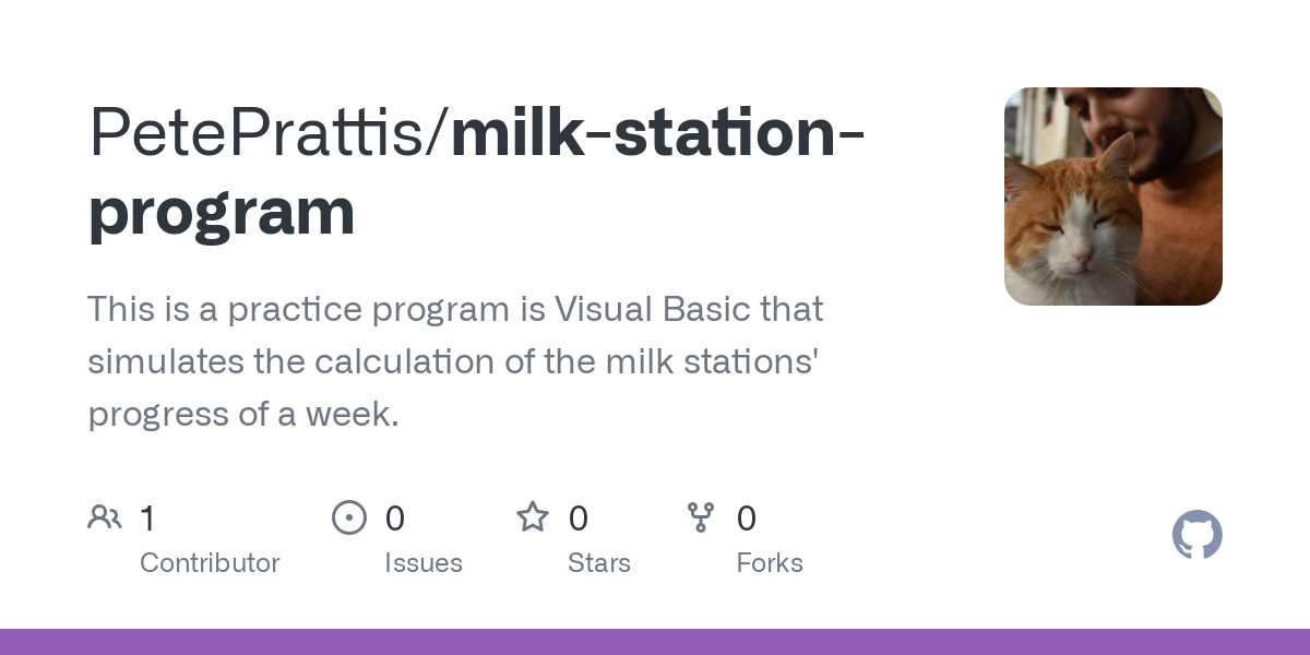 milk station program