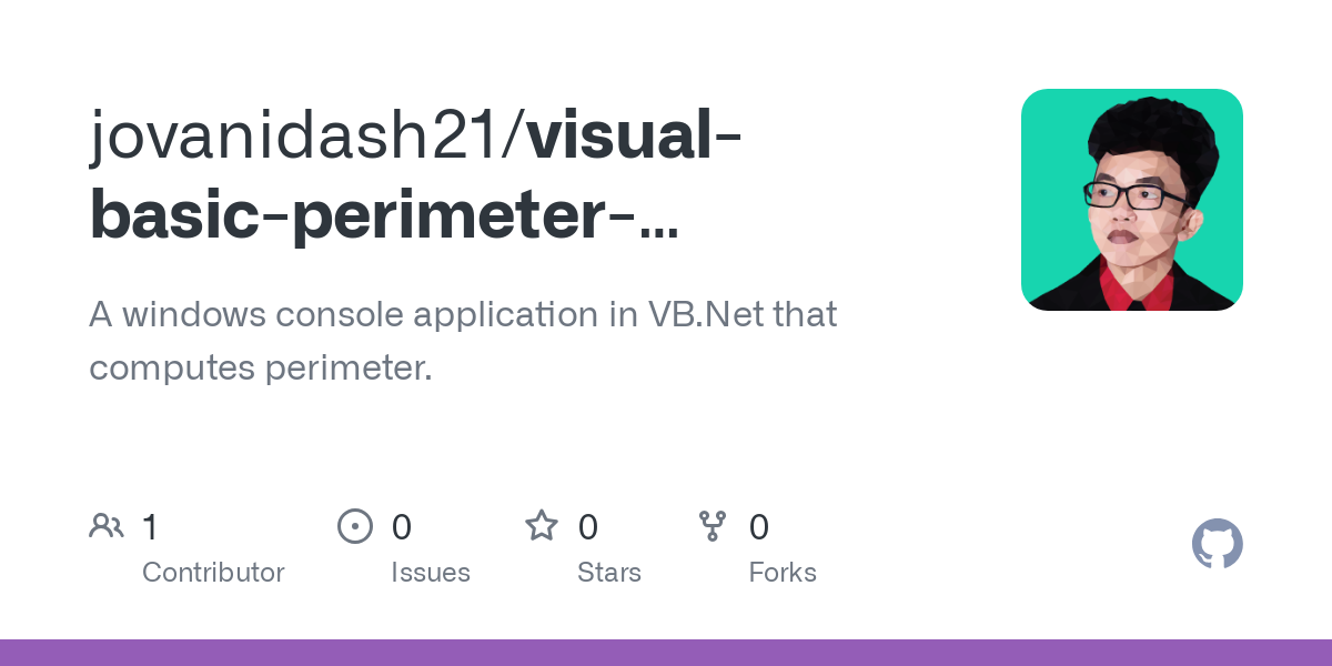 visual basic perimeter calculator